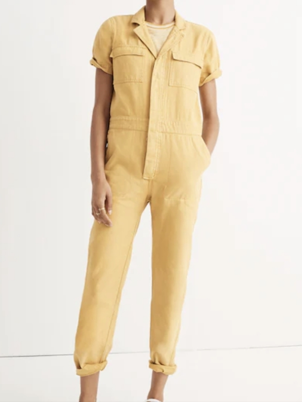 Madewell Short Sleeve Coveralls Jumpsuit Size XS